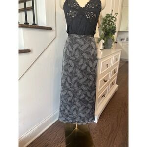 Grunge Fairy Whimsigoth Maxi Skirt Feathers Indie Sleaze Goth‎ Witchy Sz 14/16